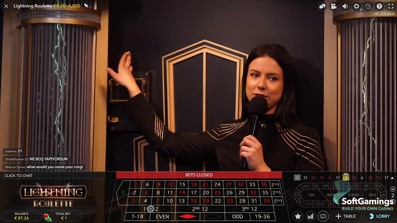 Lightning Roulette by Evolution — free demo slot